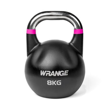 Mattsvart Wrange competition kettlebell black 8kg. Produktkod:WR_CKB_black_8