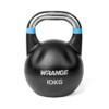 Mattsvart Wrange competition kettlebell black 10kg. Produktkod:WR_CKB_black_10
