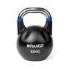 Mattsvart Wrange competition kettlebell black 12kg. Produktkod:WR_CKB_black_12